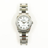 Rolex Datejust 126200 White Roman Dial Apr 2025