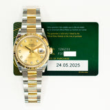 Rolex Datejust 126233G Champagne Diamond Dial May 2025
