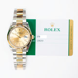 Rolex Datejust 126233 Champagne Dial Dec 2019