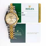 Rolex Datejust 126233 Champagne Palm Motíf Feb 2019