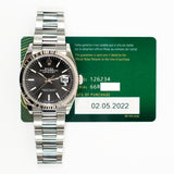 Rolex Datejust 126234 Black Dial May 2022