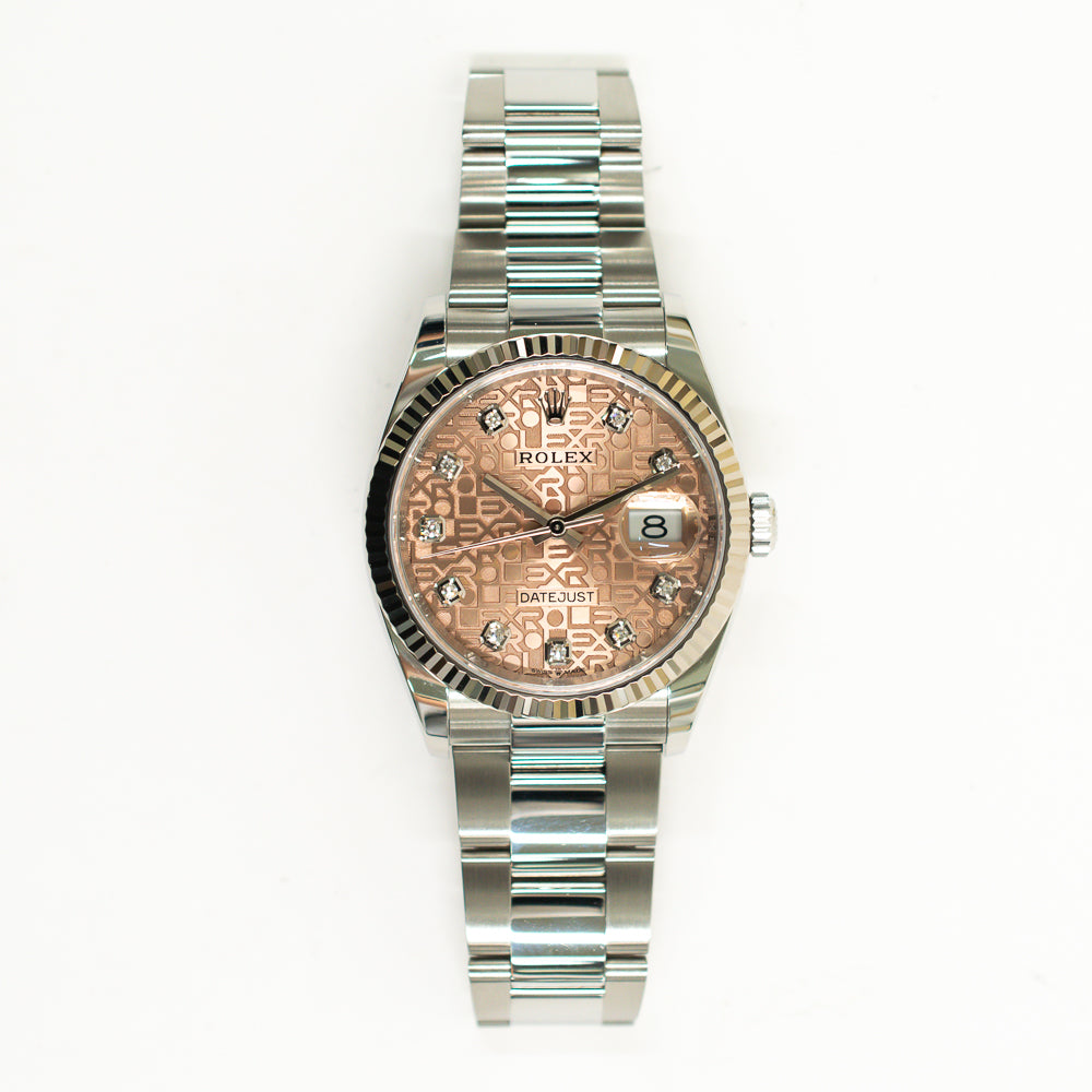 シャロット Rolex_Datejust_126234_Pink_Jub