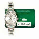 Rolex Datejust 126234 Silver Dial Jan 2021