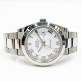 Rolex Datejust 126300 White Roman Dial Aug 2019