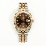 Rolex Datejust 126331G Chocolate Diamond Dial Nov 2018