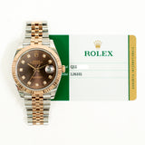 Rolex Datejust 126331G Chocolate Diamond Dial Nov 2018