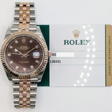 Rolex Datejust 126331 Chocolate Diamond Dial Apr 2017