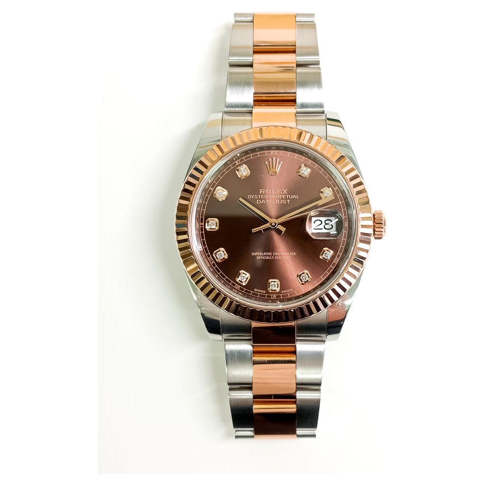 Rolex Datejust 126331 Chocolate Diamond Dial Jan 2018 – CHRONONATION