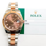 Rolex Datejust 126331 Chocolate Diamond Dial Jan 2018