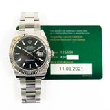 Rolex Datejust 126334 Black Dial Jun 2021