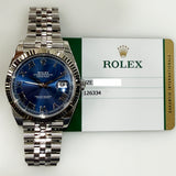 Rolex Datejust 126334 Blue Roman Dial Nov 2019