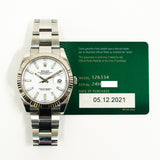 Rolex Datejust 126334 White Dial Dec 2021