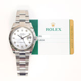 Rolex Datejust 126334 White MOP Diamond Dial Nov 2017