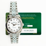 Rolex Datejust 126334 White Roman Dial Apr 2025 2