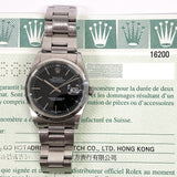 Rolex Datejust 16200 Black Dial