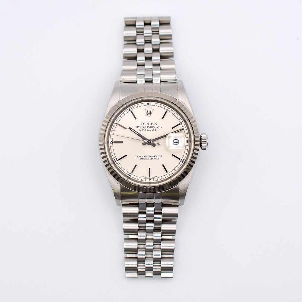 Rolex Datejust 16234 White Dial Jan 2003 – CHRONONATION