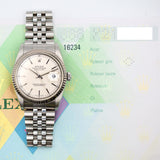 Rolex Datejust 16234 White Dial Jan 2003
