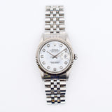 Rolex Datejust 16234 White MOP Diamond Dial Sep 2000