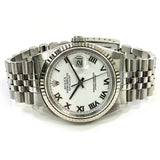 Rolex Datejust 16234 White Roman Dial