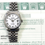 Rolex Datejust 16234 White Roman Dial
