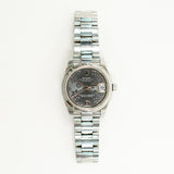 Rolex Datejust 178240 Dark Rhodium Flower Dial Jan 2014