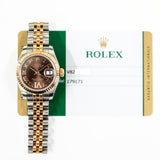 Rolex Datejust 179171 Chocolate "VI" Diamond Dial Mar 2015
