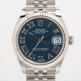 Rolex Datejust 278274 Blue Roman Dial Aug 2023