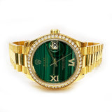 Rolex Datejust 278288RBR Malachite ““VI&IX” Diamond Dial Sep 2020