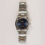 Rolex Datejust 31mm Steel 78240 Blue Roman Dial Jan 2002 - View 1