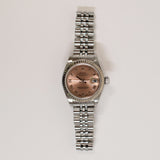 Rolex Datejust 31mm Steel and White Gold 79174 Pink Roman Dial Jan 2005 - View 1