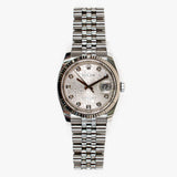 Rolex Datejust 36 116234G Silver Jubilee Diamond Dial Jul 2009