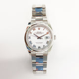 Rolex Datejust 36mm 126200 White Roman Dial May 2021 - View 1