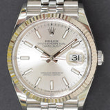 Rolex Datejust 36mm 126234 Silver Jubilee Dial Sep 2023 - View 1