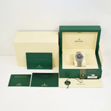 Rolex Datejust 36mm Steel and White Gold 126234G Blue Diamond Dial Aug 2022 - View 11