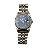 Rolex Datejust 36mm Steel and White Gold 16234 Blue Dial Apr 1994 - View 1