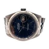 Rolex Datejust 36mm Steel and White Gold 16234 Blue Dial Apr 1994 - View 3