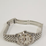 Rolex Datejust 36mm Steel and White Gold 16234 Mother of Pearl Arabic Dial Aug 1999 - View 6