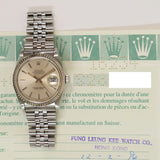 Rolex Datejust 36mm Steel and White Gold 16234 Silver Dial Feb 1994 - View 2