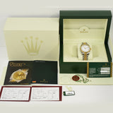 Rolex Datejust 36mm Steel and Yellow Gold 116233 White Roman Dial Oct 2012 - View 13