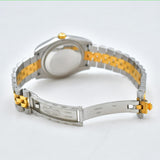 Rolex Datejust 36mm Steel and Yellow Gold 116233 White Roman Dial Oct 2012 - View 7