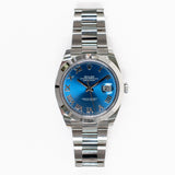 Rolex Datejust 41mm 126300 Blue Roman Dial Jul 2013