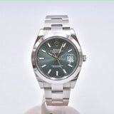 Rolex Datejust 41mm 126300 Green Dial Jul 2024 - View 1