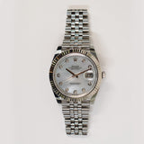 Rolex Datejust 41mm Steel and White Gold 126334NG Mother of Pearl Diamond Dial Jul 2018 - View 1