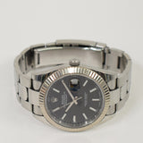 Rolex Datejust 41mm Steel and White Gold 126334 Black Dial Oct 2018 - View 3
