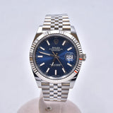 Rolex Datejust 41mm Steel and White Gold 126334 Blue Dial Apr 2026 - View 1