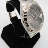 Rolex Datejust 41mm Steel and White Gold 126334 Wimbledon Dial Jun 2022 - View 5