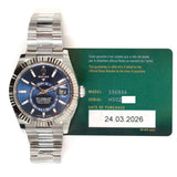Rolex Datejust 41mm Steel and White Gold 336934 Blue Dial Mar 2026 - View 2