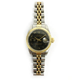 Rolex Datejust 69173 Black Jubilee Arabic Dial Jan 1992