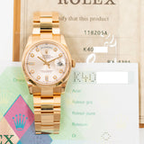 Rolex Day-Date 118205 Pink Diamond Dial Jul 2003