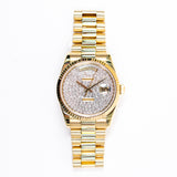 Rolex Day-Date 118238 Pave Diamond Dial Nov 2007